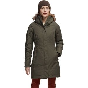 North Face Arctic Down Parka Olive Green Coat